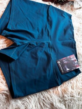 Born Primitive Teal High Rise Performance Shorts L